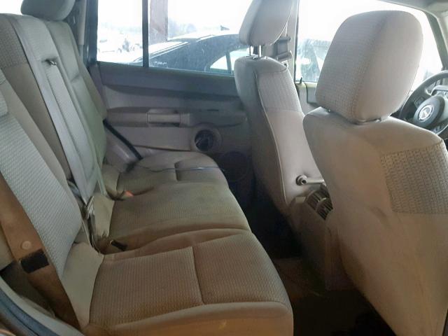 1J8HG48N26C168745 - 2006 JEEP COMMANDER BROWN photo 6