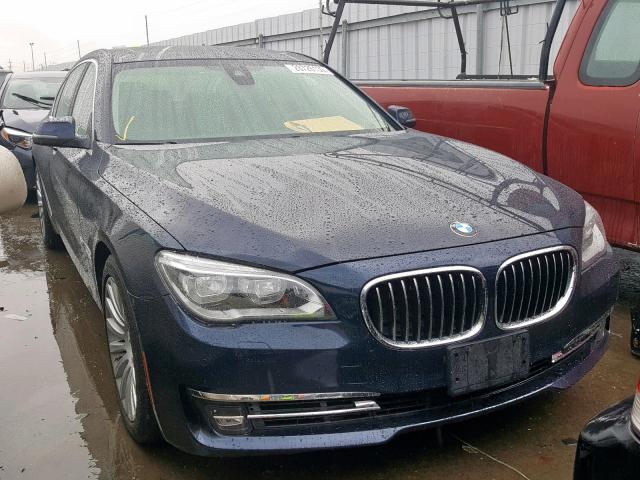 WBAYE8C50DD132794 - 2013 BMW 750LI BLUE photo 1