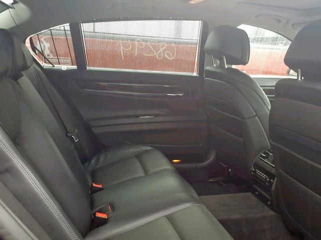 WBAYE8C50DD132794 - 2013 BMW 750LI BLUE photo 6