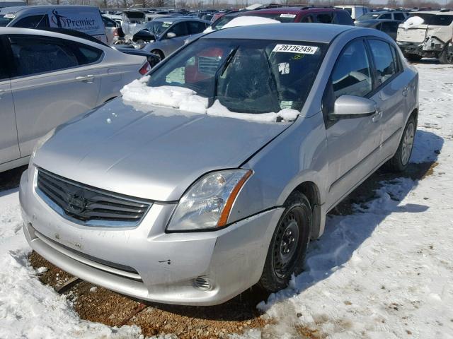 3N1AB6AP5CL680596 - 2012 NISSAN SENTRA 2.0 SILVER photo 2