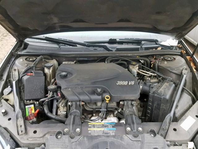 2G1WC57M291243102 - 2009 CHEVROLET IMPALA 2LT BLACK photo 7