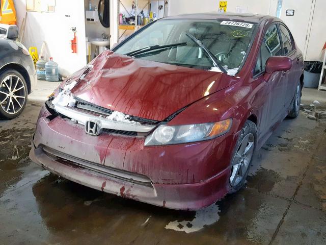2HGFA16978H000072 - 2008 HONDA CIVIC EXL 红色 照片 2