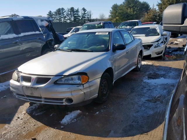 1G2NE52F83C156820 - 2003 PONTIAC GRAND AM S SILVER photo 2