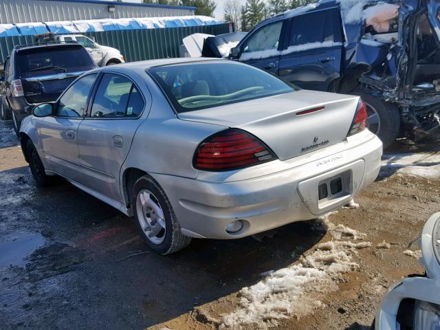 1G2NE52F83C156820 - 2003 PONTIAC GRAND AM S SILVER photo 3