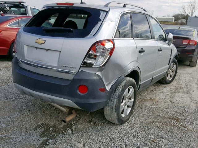 3GNAL2EK2ES678838 - 2014 CHEVROLET CAPTIVA LS 银色 照片 4