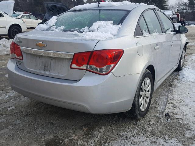 1G1PC5SH3B7165324 - 2011 CHEVROLET CRUZE LS GRAY photo 4