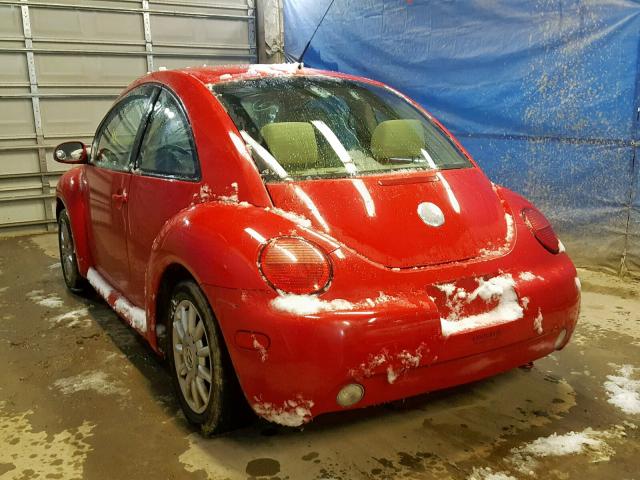 3VWCR31C15M405010 - 2005 VOLKSWAGEN NEW BEETLE Rot Foto 3