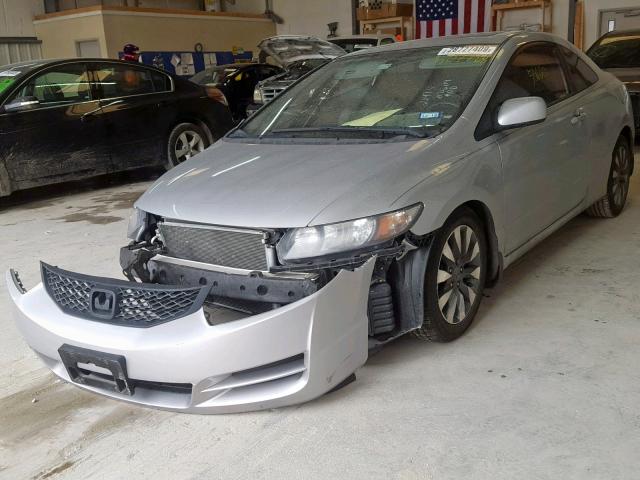 2HGFG12979H507768 - 2009 HONDA CIVIC EXL SILVER photo 2