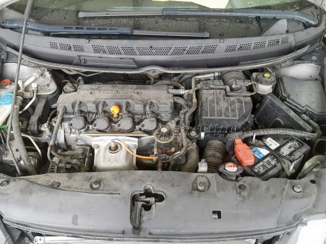 2HGFG12979H507768 - 2009 HONDA CIVIC EXL SILVER photo 7