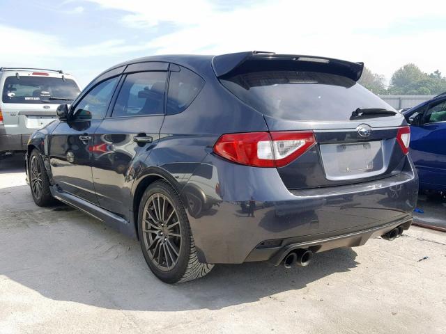 JF1GR7E62BG822096 - 2011 SUBARU IMPREZA WR GRAY photo 3