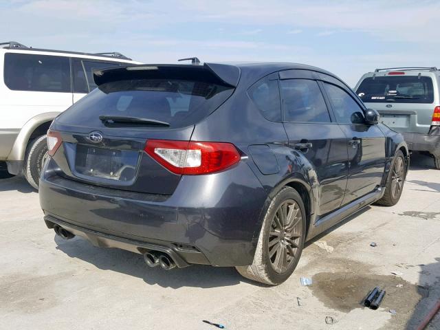 JF1GR7E62BG822096 - 2011 SUBARU IMPREZA WR GRAY photo 4