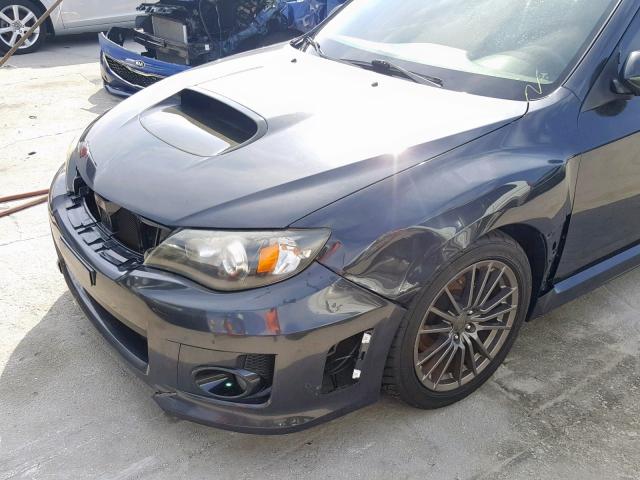 JF1GR7E62BG822096 - 2011 SUBARU IMPREZA WR GRAY photo 9