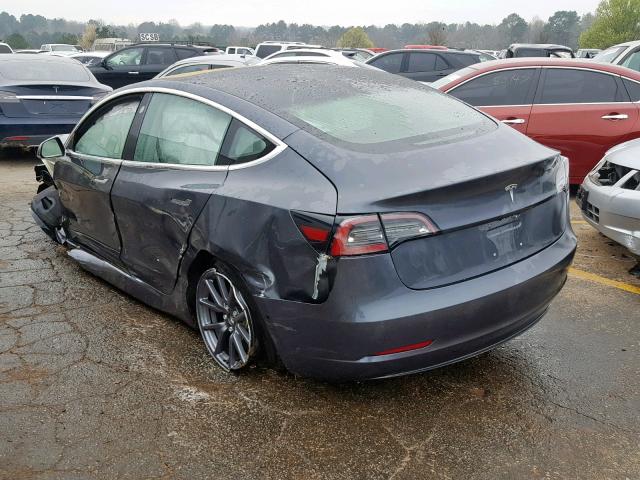 5YJ3E1EA3JF045362 - 2018 TESLA MODEL 3 BLUE photo 3