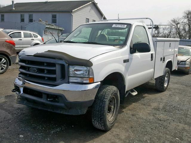 1FTSF31L83EA91012 - 2003 FORD F350 SRW S WHITE photo 2