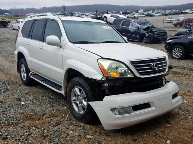 JTJBT20X340041007 - 2004 LEXUS GX 470 WHITE photo 1