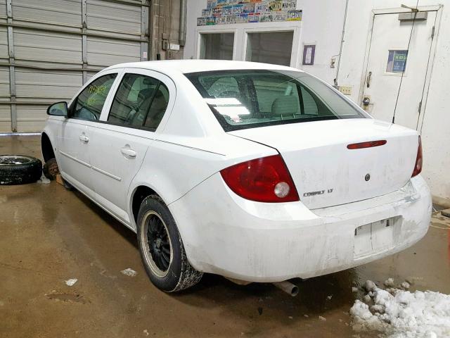 1G1AL55F577164313 - 2007 CHEVROLET COBALT LT WHITE photo 3