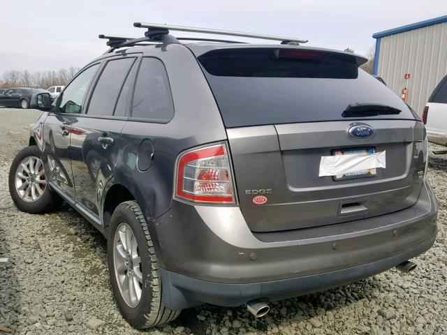 2FMDK4JC2ABA68680 - 2010 FORD EDGE SEL GRAY photo 3