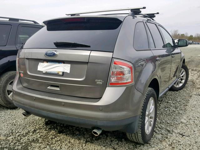 2FMDK4JC2ABA68680 - 2010 FORD EDGE SEL GRAY photo 4