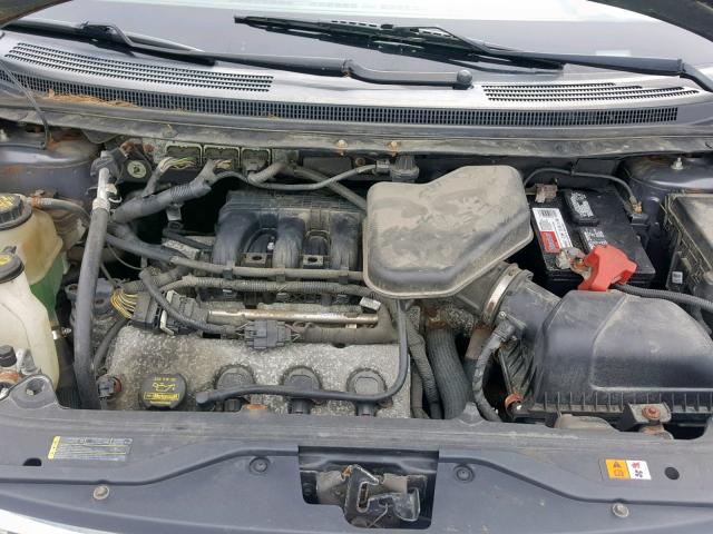 2FMDK4JC2ABA68680 - 2010 FORD EDGE SEL GRAY photo 7