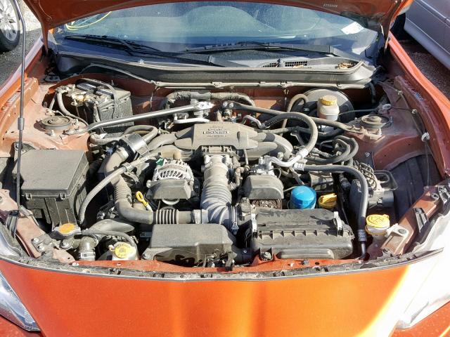 JF1ZNAA16D2726161 - 2013 TOYOTA SCION FR-S ORANGE photo 7