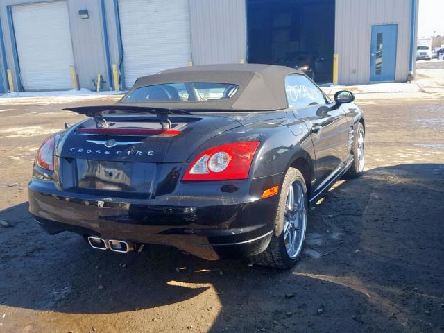 1C3AN55L65X042777 - 2005 CHRYSLER CROSSFIRE BLACK photo 4