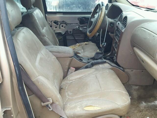 4NUDS13S642100049 - 2004 ISUZU ASCENDER S ოქროსფერი ფოტო 5