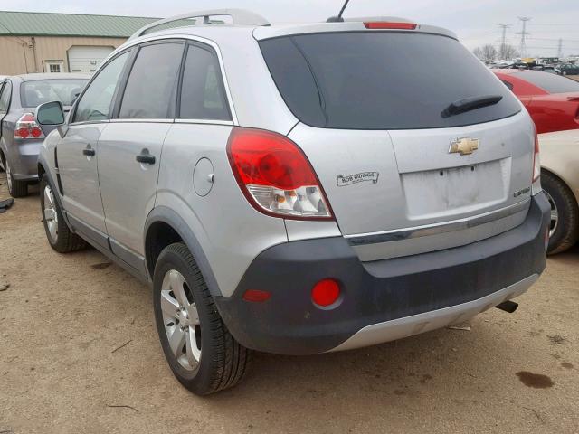 3GNAL2EK7CS557879 - 2012 CHEVROLET CAPTIVA SP SILVER photo 3