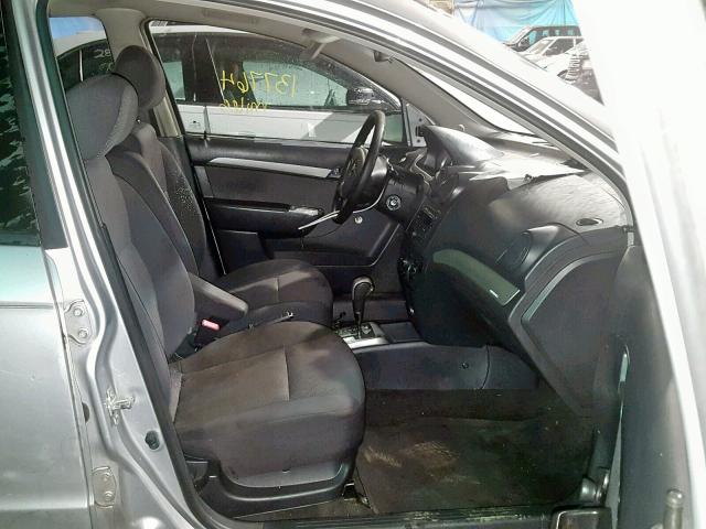 KL1TD56638B057830 - 2008 CHEVROLET AVEO BASE ვერცხლისფერი ფოტო 5