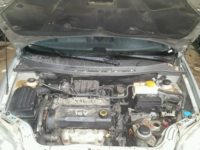 KL1TD56638B057830 - 2008 CHEVROLET AVEO BASE ვერცხლისფერი ფოტო 7
