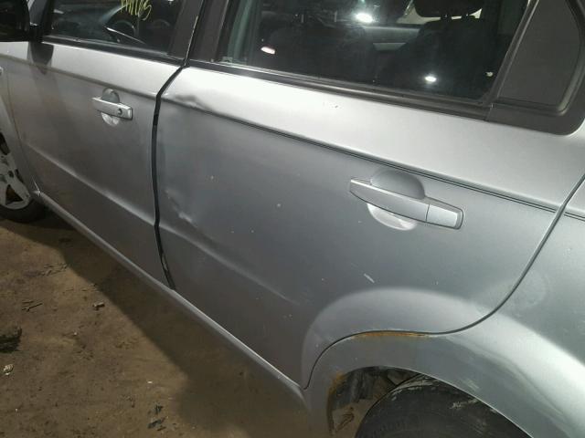 KL1TD56638B057830 - 2008 CHEVROLET AVEO BASE ვერცხლისფერი ფოტო 9