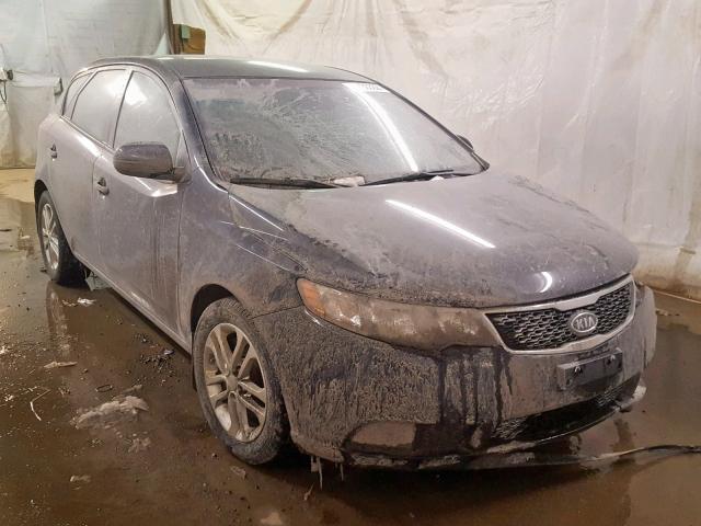 KNAFU5A26B5333852 - 2011 KIA FORTE EX BLACK photo 1