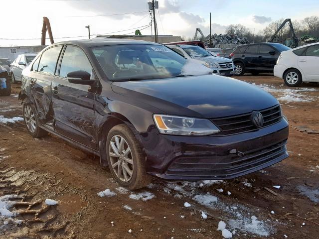 3VWLA7AJ1FM341761 - 2015 VOLKSWAGEN JETTA TDI BLACK photo 1