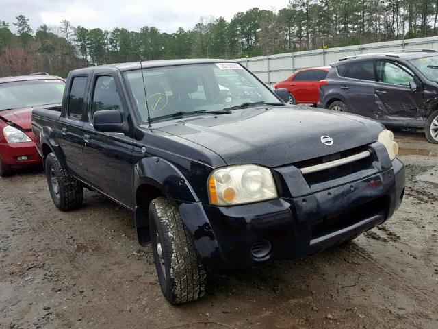 1N6ED27T74C460229 - 2004 NISSAN FRONTIER C BLACK photo 1