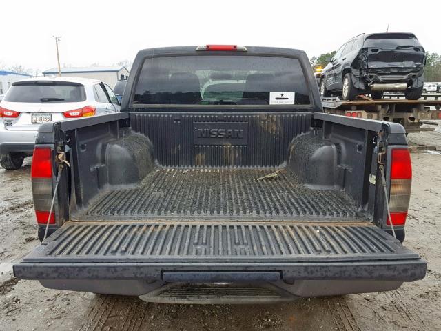 1N6ED27T74C460229 - 2004 NISSAN FRONTIER C BLACK photo 9