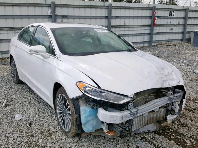 3FA6P0D90JR169652 - 2018 FORD FUSION TIT WHITE photo 1