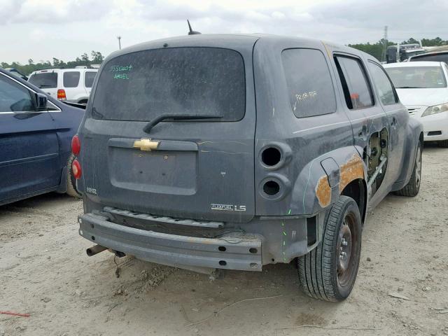3GNCA33B89S504611 - 2009 CHEVROLET HHR LS Gris foto 4