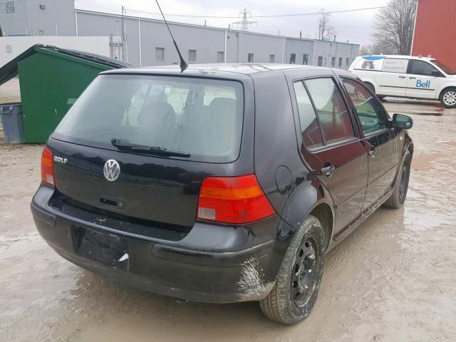 9BWEK21J234016190 - 2003 VOLKSWAGEN GOLF CL BLACK photo 4