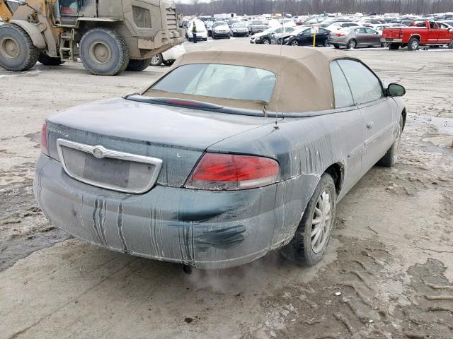 1C3EL55T93N581359 - 2003 CHRYSLER SEBRING LX GREEN photo 4