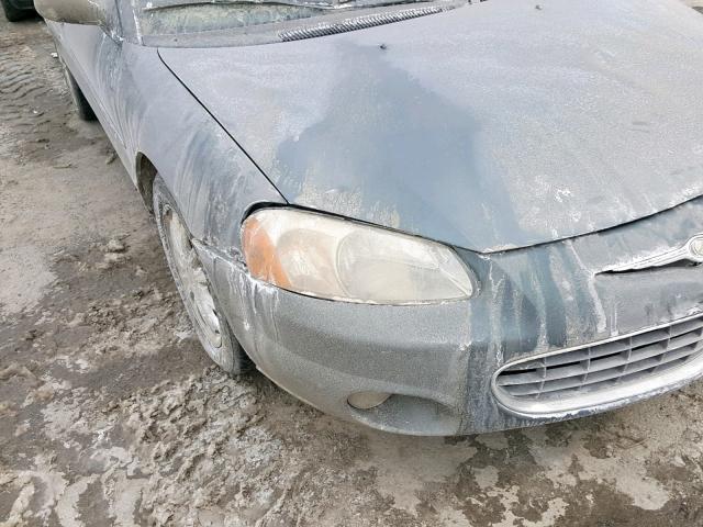 1C3EL55T93N581359 - 2003 CHRYSLER SEBRING LX GREEN photo 9