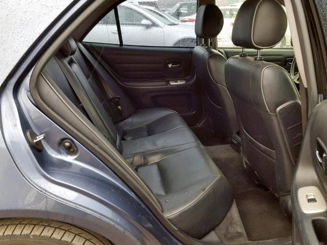 JTHBD192050096967 - 2005 LEXUS IS 300 BLUE photo 6