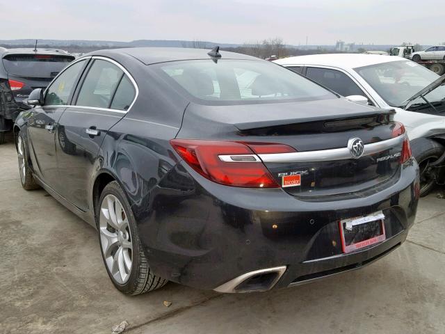 2G4GT5GX3E9229075 - 2014 BUICK REGAL GS CHARCOAL photo 3