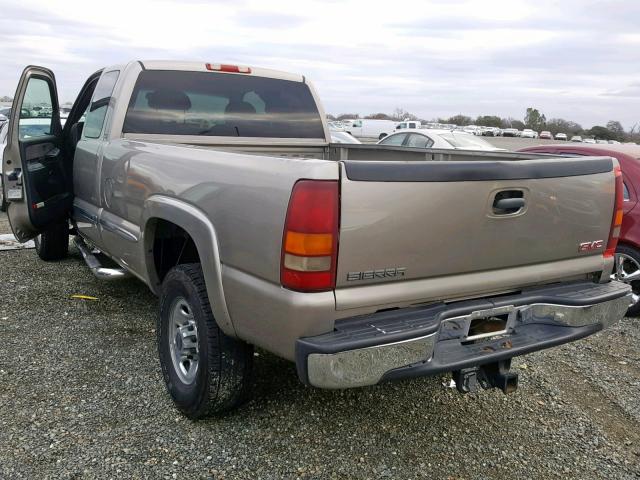 1GTHC29U31E342414 - 2001 GMC SIERRA C25 TAN photo 3