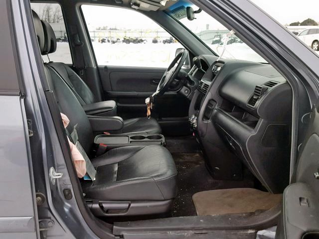 JHLRD78926C033129 - 2006 HONDA CR-V SE GRAY photo 5