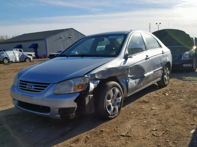 KNAFE121775442808 - 2007 KIA SPECTRA EX SILVER photo 2