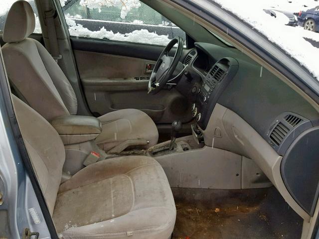 KNAFE121775442808 - 2007 KIA SPECTRA EX SILVER photo 5