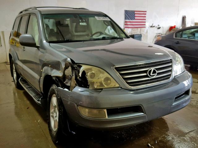 JTJBT20X040043183 - 2004 LEXUS GX 470 BLUE photo 1