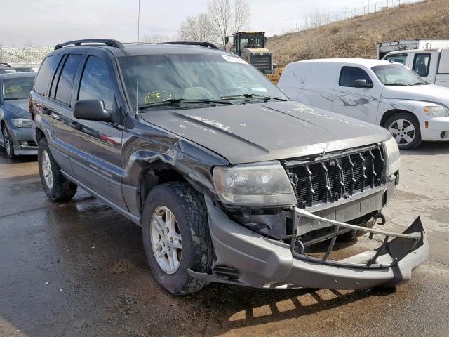 1J4GW48S82C228575 - 2002 JEEP GRAND CHER GRAY photo 1