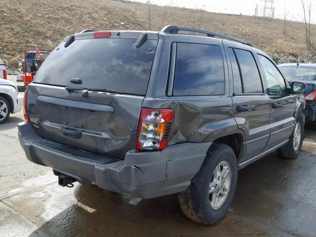 1J4GW48S82C228575 - 2002 JEEP GRAND CHER GRAY photo 4