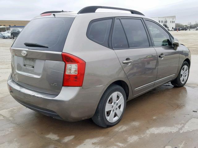 KNAHG8C80A7299364 - 2010 KIA RONDO LX SILVER photo 4