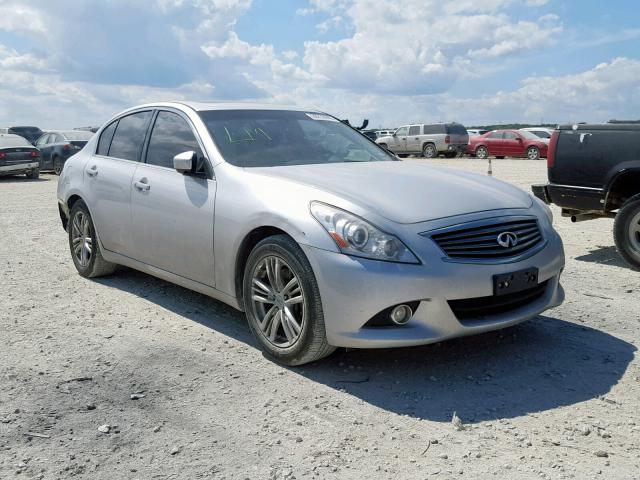 JN1DV6APXCM701338 - 2012 INFINITI G25 BASE SILVER photo 1